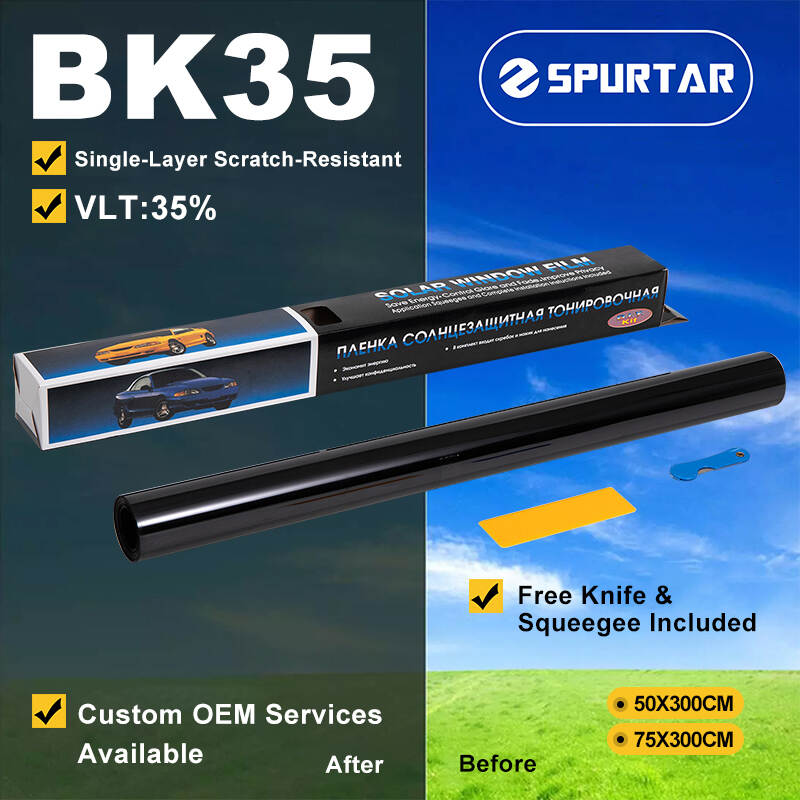 Spurtar Window Solar Film UV Protection Auto Tint Film 35% VLT